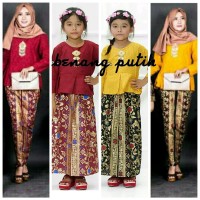 Kebaya Couple Ibu Anak Merah dan Kuning PROMO