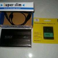 hardisk/hdd external ps2 40gb + mc boot C83 C_COMP