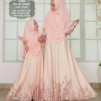 TOP Best Gamis couple mom kid sakura baju muslim ibu anak perempuan