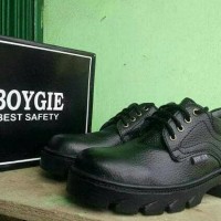 Promo Lebaran Sepatu Safety Boygie B005 Tali Pendek Murah Berkualitas