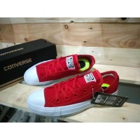 Sepatu Converse All Star CT2 LunarLon Low Red - Grade Ori Vietnam