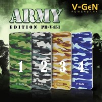 Jual Powerbank V-GeN V451 Army Edition 4500 mAh (Power Bank VGEN) Murah