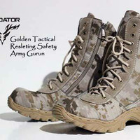 sepatu boots original predator golden gurun tactical militer safety