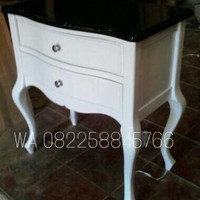 Nakas Jati Laci Minimalis Warna Duco Lemari Hias Kecil Free Ongkir