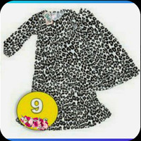 Baju muslim setelan anak 2-5thn gamis syari jilbab maxy maxi motif 9