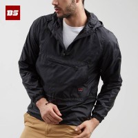 Jaket Pria 3 SECOND 85 Black Parasut