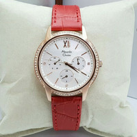 JAM TANGAN ALEXANDRE CHRISTIE AC 2720 ROSEGOLD RED. ORIGINAL
