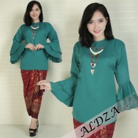 KEBAYA SETELAN LENGAN TEROMPET MASA KINI TERKENAL TOSSCA