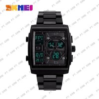 Jam Tangan Pria Digital Analog SKMEI 1274 Black Water Resistant 50M
