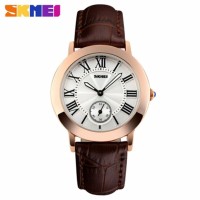 PROMO Jam Tangan Wanita Perempuan Skmei Original Leather Strap Watch