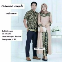 promo BAJU BATIK COUPLE SARIMBIT SERAGAM PESTA HIJAB KEBAYA WANITA LO