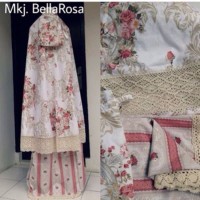 ( TERMURAH ) Mukena Katun Jepang Bella Rosa