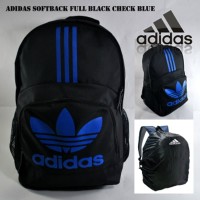 tas ransel adidas softbag blackblue free raincover | tas bola Limited