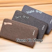 Dompet Panjang Pria dan Wanita Baellerry Canvas Berkualitas