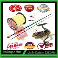 Paket Pancingan Murah Komplit Joran carbon 1.8m Reel DEBAO DB3000A