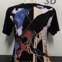kaos baju distro superhero marvel SPIDERMAN TERJUN 3D