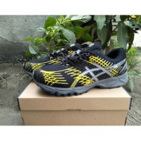 Sepatu Asics Gel Nimbus Black Yellow Impor Vietnam - Sepatu Voli