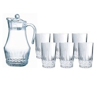 Gelas kaca set Arcopal Lancier Drink Set 7 PCS ( 1 Jug )