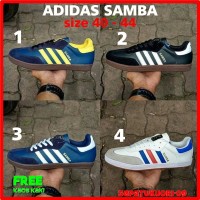 Sepatu Casual Pria Adidas Samba Hitam Putih Grade Ori Vietnam