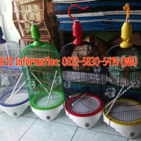 PROMO KANDANG LOVE BIRD TEBOK KAKI MERK EBOD JAYA FULL SET