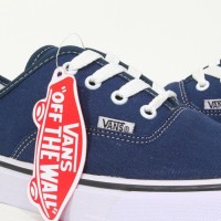 PROMO SEPATU VANS AUTHENTIC Navy/Biru Dongker Waffle IFC TERMURAH