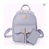 Baru! TAS BACKPACK KUNCIR KULIT WANITA BUKAN LV DKNY LEVIS CxxNEL