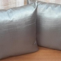 Baru Sarung Bantal Hias Sofa Kursi Kulit Buaya Abu-Abu / Cushion Cover