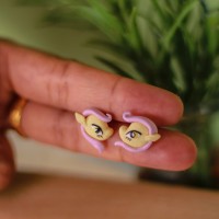 anting my little poni kuda pony unicorn flattershy handmade clay
