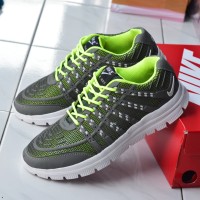 SEPATU SPORT NIKE AIRMAX 3D SKIN ABU HITAU / PRIA WANITA / VIETNAM