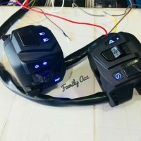 Saklar Pulsar + Lampu LED Untuk Pnp Nmax