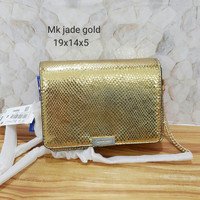 Michael kors jade gold tas asli original bag branded bag authentic bag