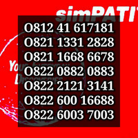 Jual Nomor Cantik Kartu Perdana Simpati Telkomsel 4G LTE Seri Rapih Terbaik Murah