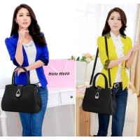 TRENDY! TAS IMPORT WANITA MURAH FOSSIL VINCCI PALOMINO HITAM KULIT