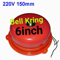Round Bell Kring listrik 220v 150mm 6
