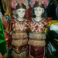 Jual Pakaian adat anak papua saten halus Lk - Pr Murah