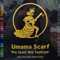Best UMAMA SCARF H8-31 Original Syar'i Denim Polos Hijab Square Ungu