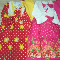 Gamis anak branded original Tounique 8-2 / baju muslim anak brand mall