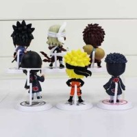 Action Figure Naruto 6 PCS