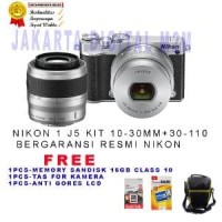 KAMERA NIKON - NIKON 1 J5 LENSA 10-30MM + 30-110MM oke Premium