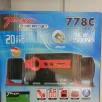 BARU Speaker Aktif Bluetooth GMC TECKYO 778C Super Woofer 2.1 SD Card