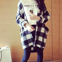 KEMEJA Kemeja Wanita Maskulin Style AlA korea Fashion Baju Import