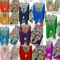 BAJU MUSLIM Kaftan Atasan Bordir Payet, Tunik Kaftan Terbaru, Grosir