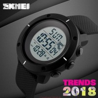 Jam Tangan Pria Sport SKMEI 1213 Water Resistant TERMURAH Lis Putih