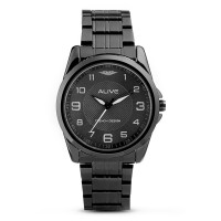JAM TANGAN PRIA SOPHIE MARTIN ALIVE HITAM ANALOG OLEXO GAL259G3 IMPORT