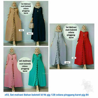 Setelan Baju Wanita Berhijab Gaya Muslim Modern (Jual Tanpa Hijab)