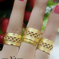 Cincin lapis emas 24k (harga satuan) 070518