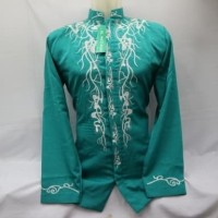 Grosir Busana Muslim Baju Koko Jasko Jas Koko Hijau Tosca JKH 152