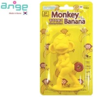 Gigitan bayi ANGE Monkey Banana Teether soft lembut pisang mainan