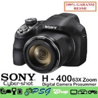 DSC H400 - 20.1 MP - 63x Optical Zoom - Hitam - Sony oke Big Diskon