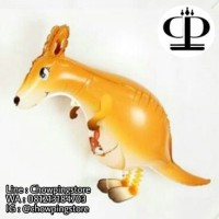 Jual Balon Foil Air Walker Animal Kangaroo / Airwalker Binatang Kanguru Murah